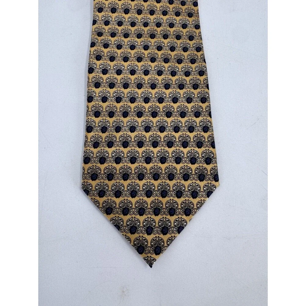 VINTAGE Di  Moggio Tie 100% Silk Korea Made Necktie Business GEOMETRIC